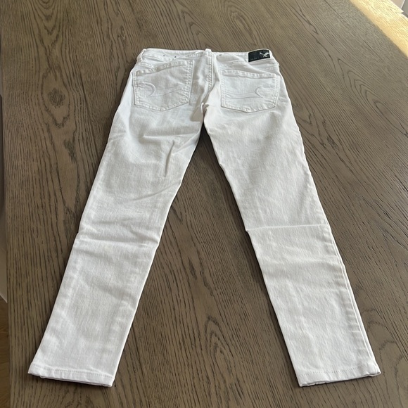 American eagle super super stretch jegging white jeans size 2 great condition - Picture 2 of 5